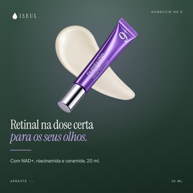 numbuzin No.9 NAD+ Retinal Volufine Eye Cream · Creme para Olhos · 20 ml